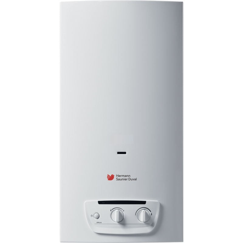 HERMANN SAUNIER DUVAL SCALDINO A GAS CAMERA APERTA MODELLO OPALIA 11 LT METANO